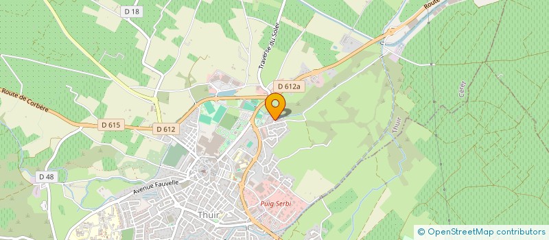 localisation de l'entreprise SEMALEN  THUIR