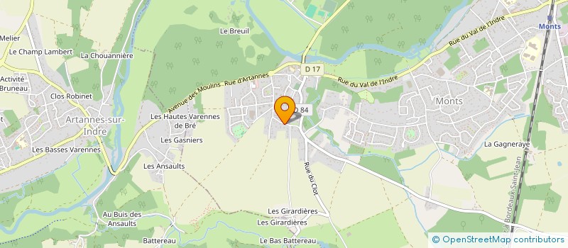 localisation de l'entreprise SEMALEX  MONTS