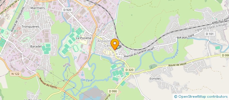localisation de l'entreprise SEMALICE  ARPAJON-SUR-CERE