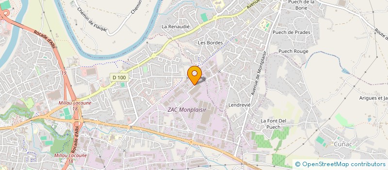 localisation de l'entreprise SEMANA à ALBI