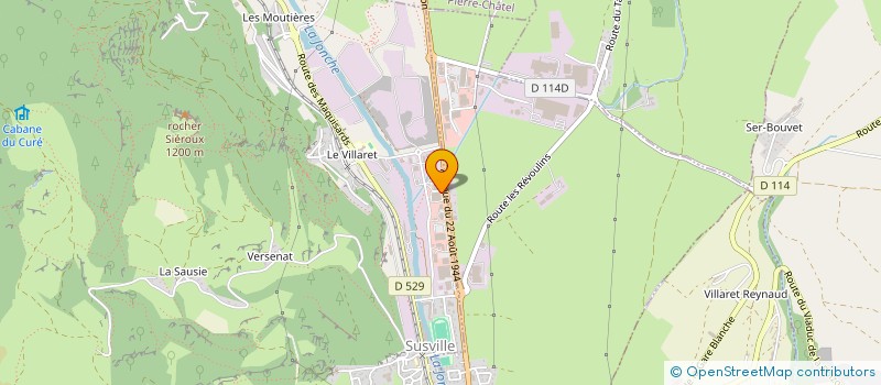 localisation de l'entreprise SEMANEL  SUSVILLE