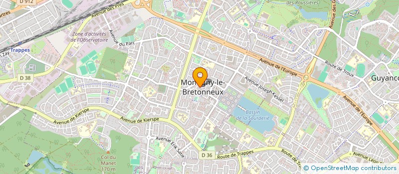 localisation de l'entreprise SEMANET  MONTIGNY-LE-BRETONNEUX