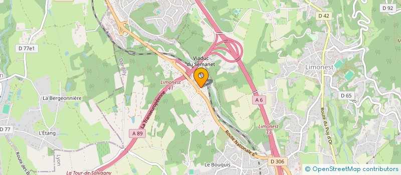 localisation de l'entreprise SEMANET  DARDILLY