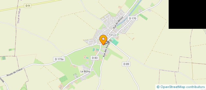 localisation de l'entreprise SEMANI  THUE ET MUE