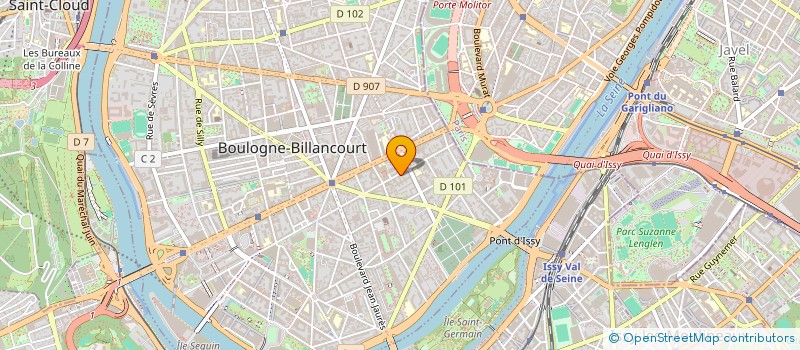 localisation de l'entreprise SEMANTYS à BOULOGNE-BILLANCOURT