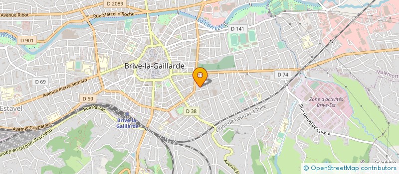 localisation de l'entreprise SEMAP à BRIVE-LA-GAILLARDE