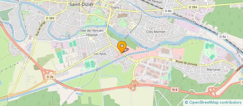 localisation de l'entreprise SEMAP à SAINT-DIZIER