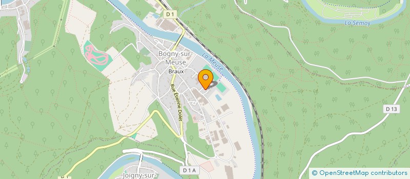 localisation de l'entreprise SEMAP COMPOSITE à BOGNY-SUR-MEUSE