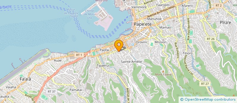 localisation de l'entreprise SEMAPA à PAPEETE