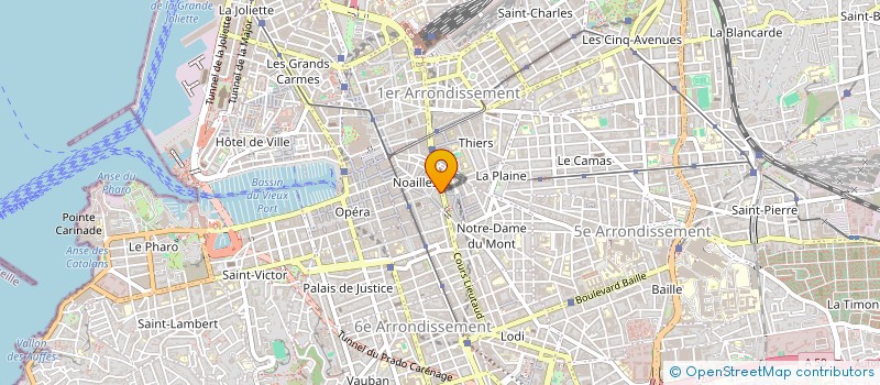 localisation de l'entreprise SEMAPHORE à MARSEILLE