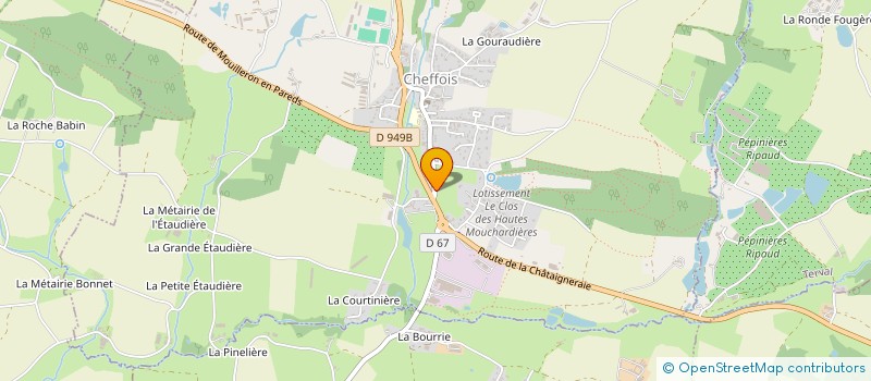 localisation de l'entreprise SEMAPHORE  CHEFFOIS