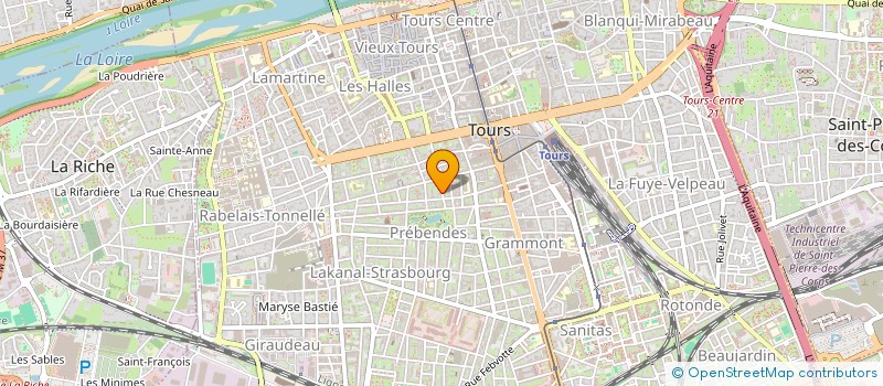 localisation de l'entreprise SEMAPHORE  TOURS