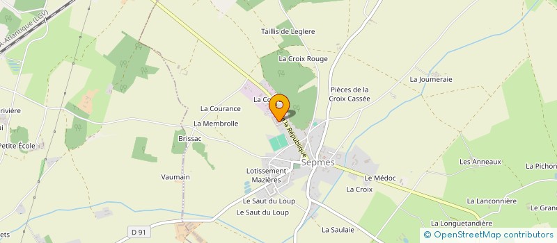 localisation de l'entreprise SEMAPHORE  SEPMES