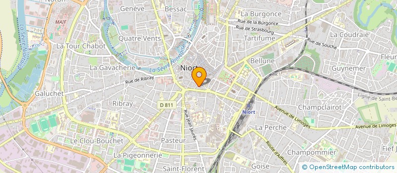 localisation de l'entreprise SEMAPHORE  NIORT