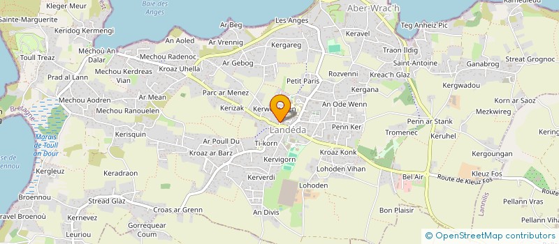 localisation de l'entreprise SEMAPHORE BLEU DE L'EUROPE  LANDEDA