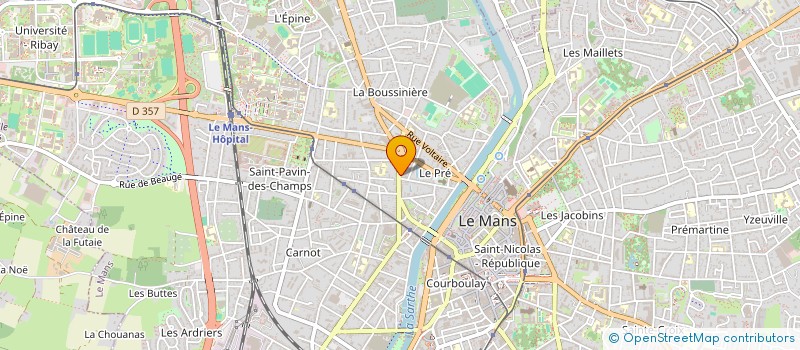 localisation de l'entreprise SEMAPHORE CS à LE MANS