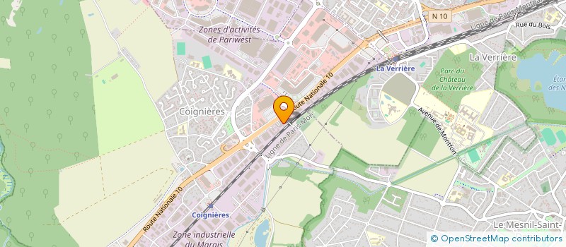 localisation de l'entreprise SEMAPHORE    SONORISATION  COIGNIERES