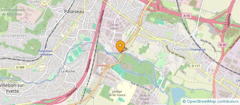 localisation de l'entreprise SEMAPHORE SYSTEMES à PALAISEAU