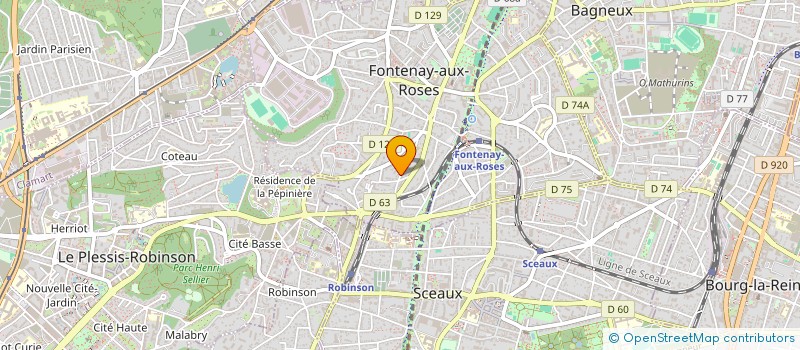 localisation de l'entreprise SEMAR à FONTENAY-AUX-ROSES