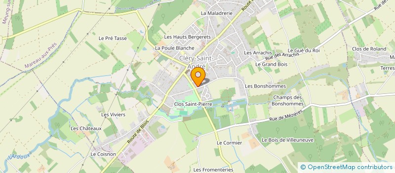 localisation de l'entreprise SEMARA à CLERY-SAINT-ANDRE