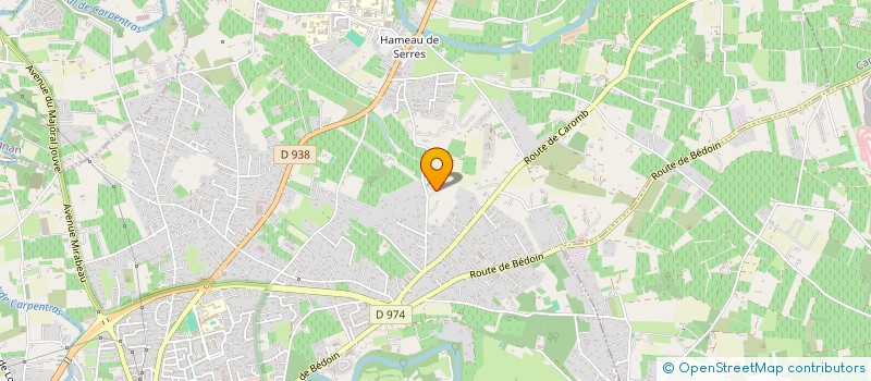 localisation de l'entreprise SEMARELIS  CARPENTRAS