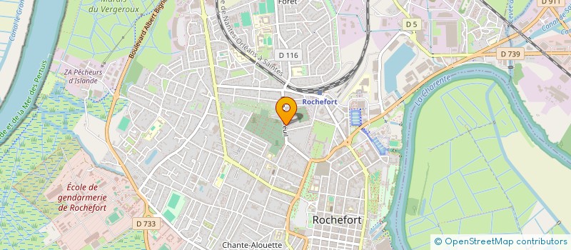 localisation de l'entreprise SEMAREQ  ROCHEFORT