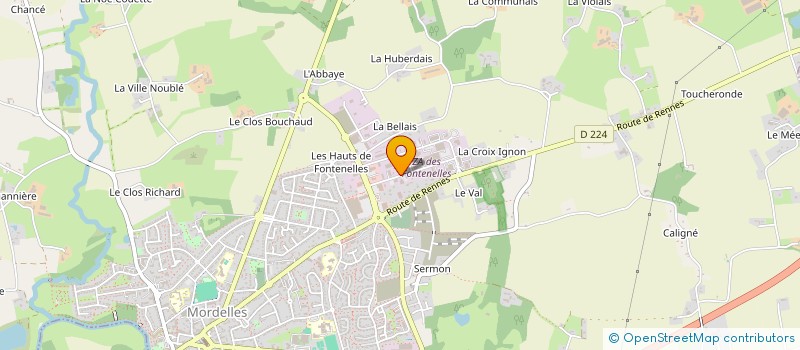 localisation de l'entreprise SEMARTECH  BRETEIL