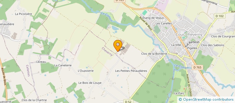 localisation de l'entreprise SEMAS 40  COUR-CHEVERNY