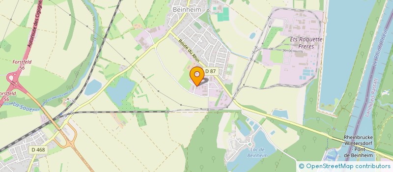 localisation de l'entreprise SEMATEC à BEINHEIM