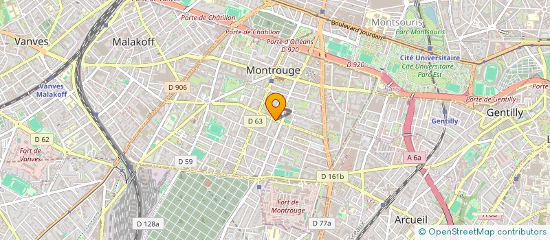 localisation de l'entreprise SEMATEC  MONTROUGE