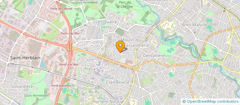 localisation de l'entreprise SEMATLANTIQUE à ST-HERBLAIN