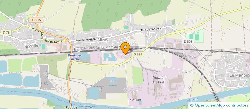 localisation de l'entreprise SEMATRANS à IGOVILLE