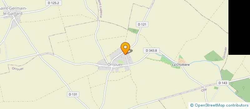 localisation de l'entreprise SEMAVENIR à ORROUER