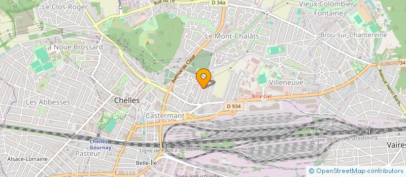 localisation de l'entreprise SEMAVI  CHELLES