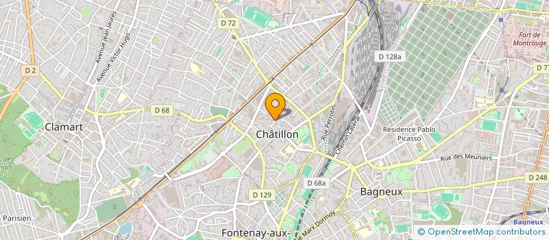 localisation de l'entreprise SEMAZ à CHATILLON