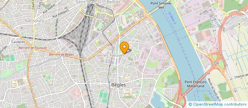 localisation de l'entreprise SEMBAT à BEGLES