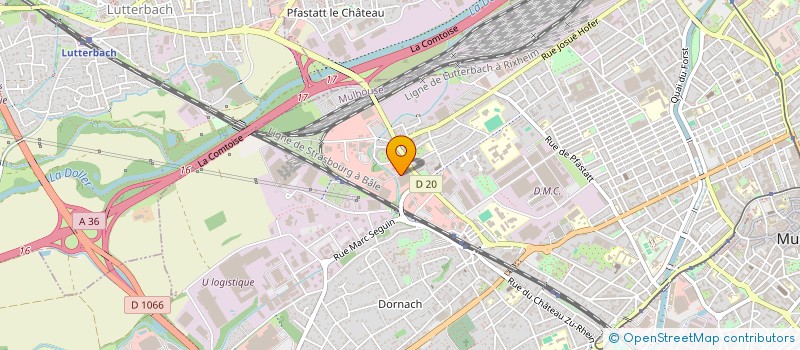 localisation de l'entreprise SEMC à MULHOUSE