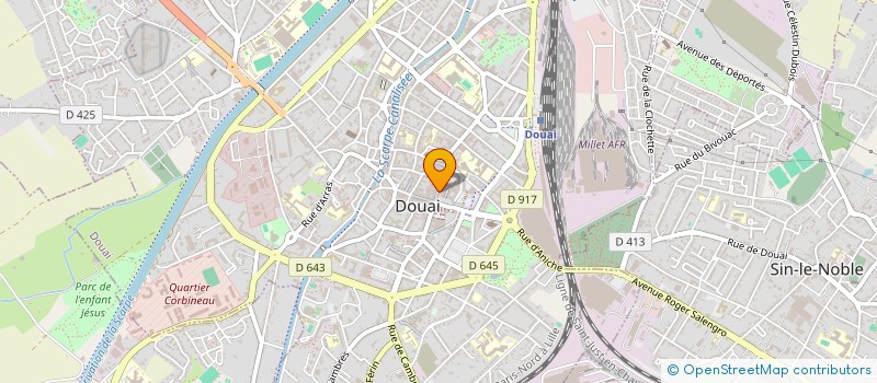 localisation de l'entreprise SEMCA à DOUAI