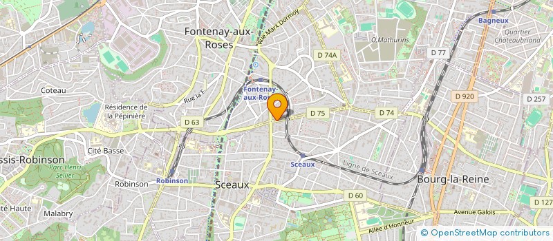 localisation de l'entreprise SEMCELL à SCEAUX