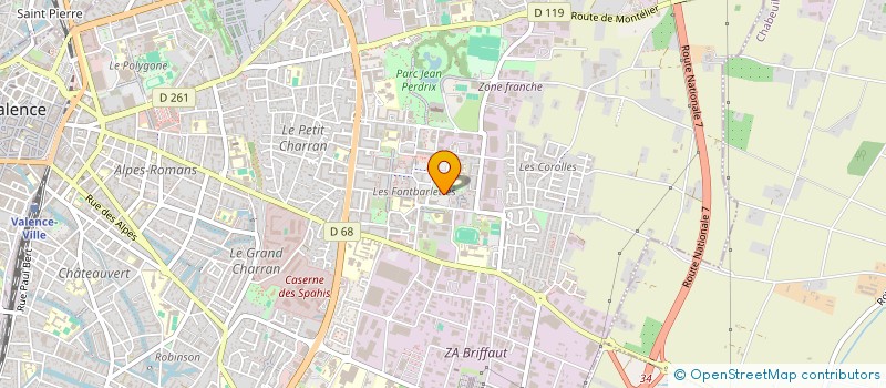 localisation de l'entreprise SEMCH  VALENCE