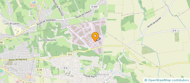 localisation de l'entreprise SEMCI à REYRIEUX