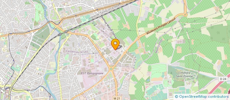 localisation de l'entreprise SEMCO TECHNOLOGIES à CASTELNAU-LE-LEZ