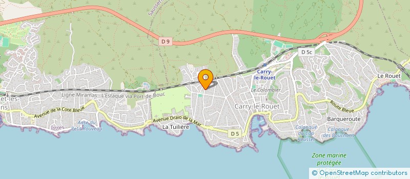 localisation de l'entreprise SEME  CARRY-LE-ROUET