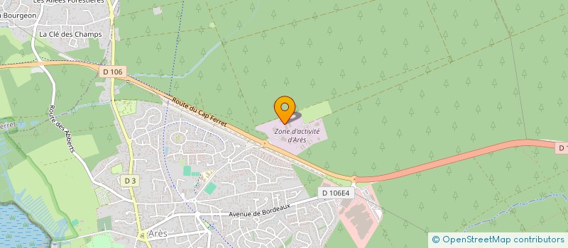 localisation de l'entreprise SEME  ARES