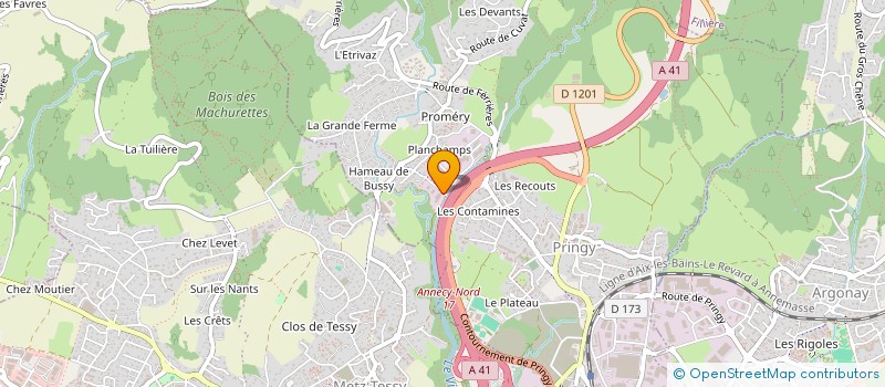 localisation de l'entreprise SEME ENTREPRISE à ANNECY