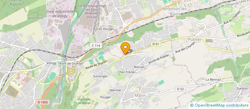 localisation de l'entreprise SEMECE SERVICES à MARIN