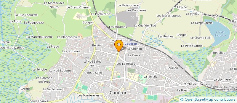 localisation de l'entreprise SEMECO à COUERON