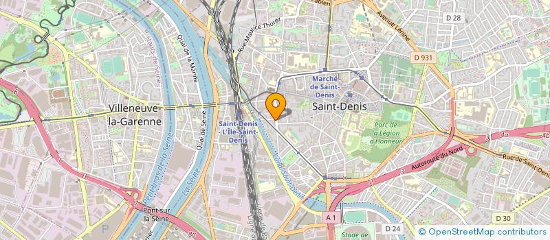 localisation de l'entreprise SEMEDO - BAT à SAINT-DENIS