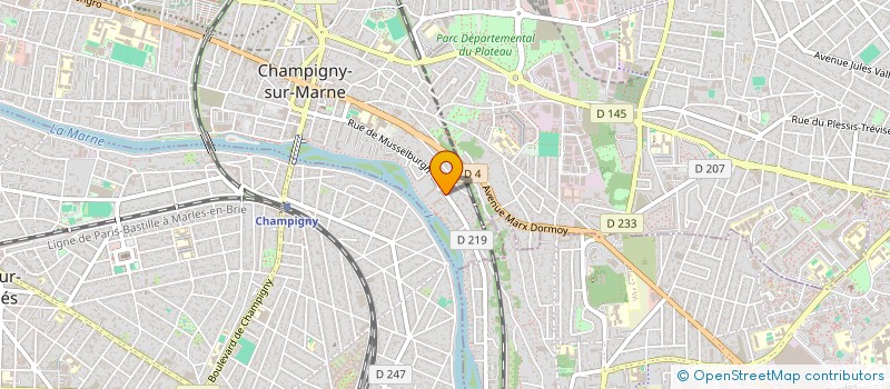 localisation de l'entreprise SEMEDO CAR DRIVE à CHAMPIGNY-SUR-MARNE