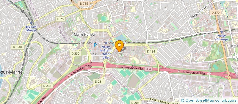 localisation de l'entreprise SEMEDO MC-COFFRAGE BTP  NOISY-LE-GRAND